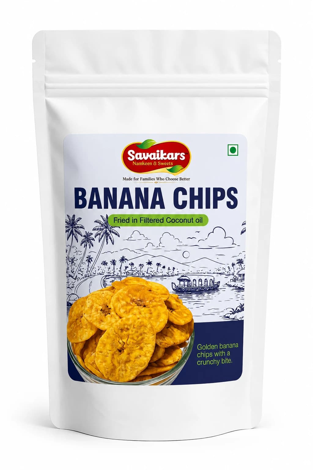 Banana Chips Fried in Coconut Oil